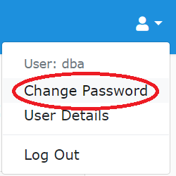 Change Password Menu Option