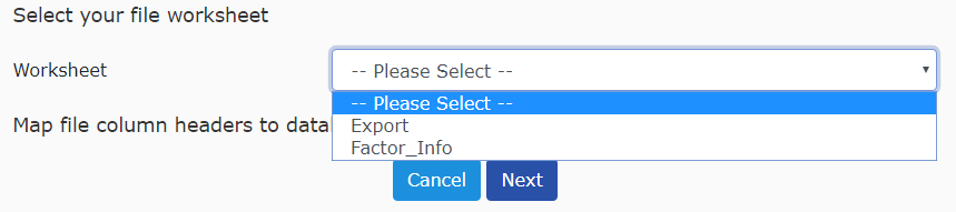 Import Page when using Template