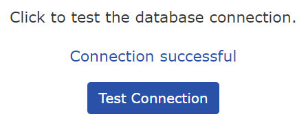 Test Connection Button